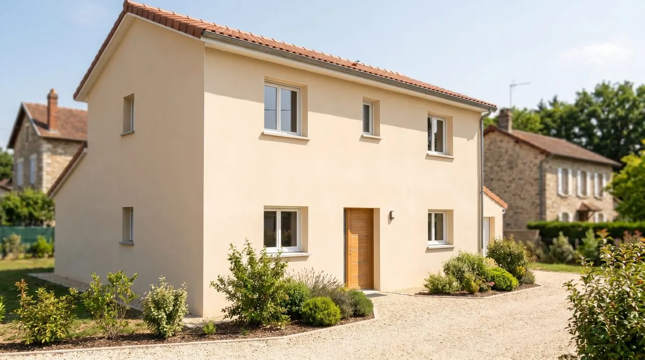 Maison isolee par l exterieur
